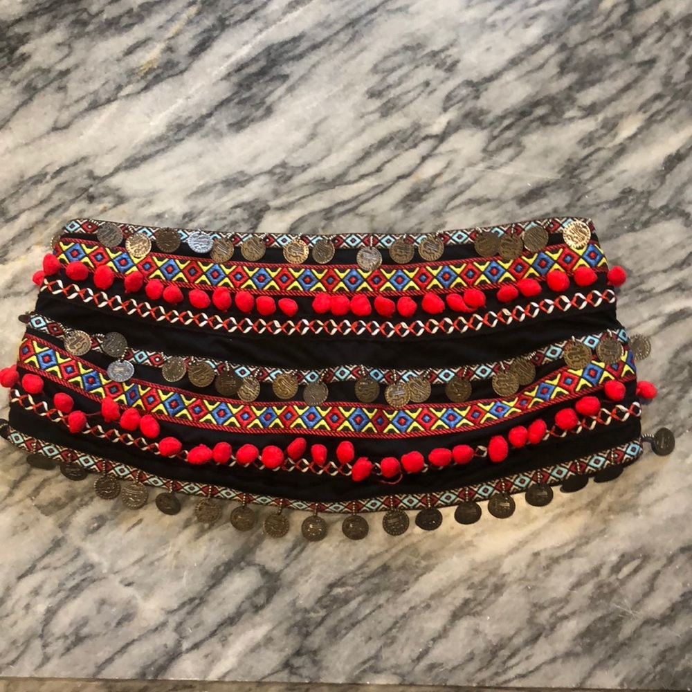 Tribal pattern bandeau top